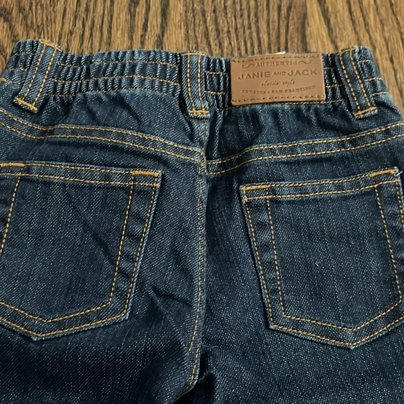 Janie and Jack 12-18 Month 12-18M dark blue jeans new nwt - Picture 5 of 5
